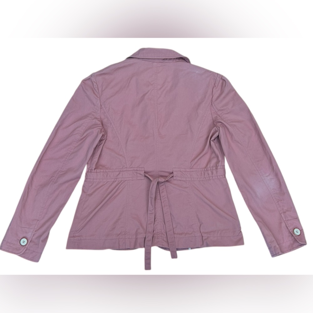 NINE WEST Women’s Button Up Cotton Canvas Utility Jacket Size: M - Picture 4 of 9